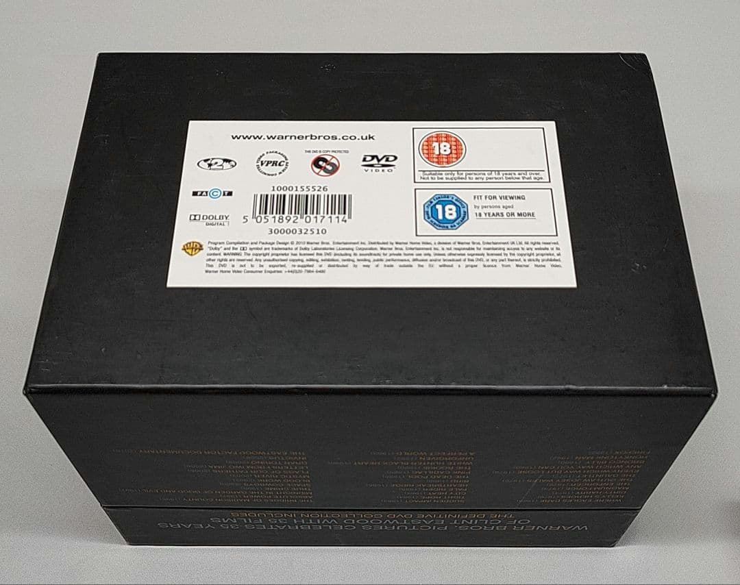 クリント・イーストウッド DVD ワーナー35周年記念 36枚組BOX 輸入盤