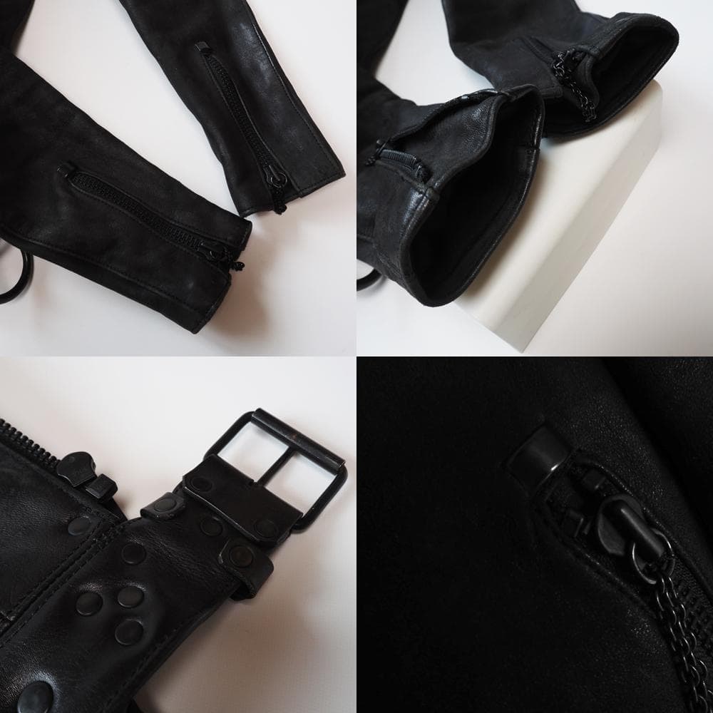 美品 SIVA BLACKMEANS LTR-GREASER JKT 1st