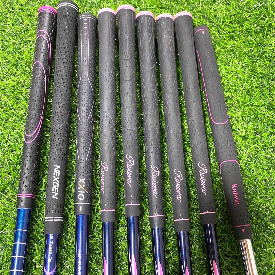 バックなし ゼクシオ XXIO 8 7 6 右 レディース 9本 クラブ L