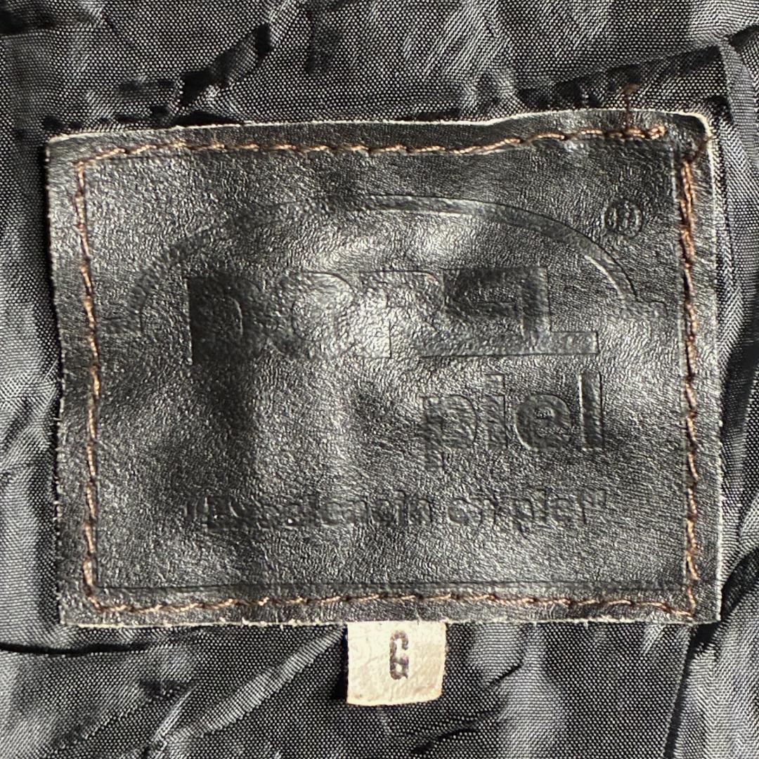 シ*ウ様 90s 本革 スエード テーラードジャケット ダークブラウン レザージ