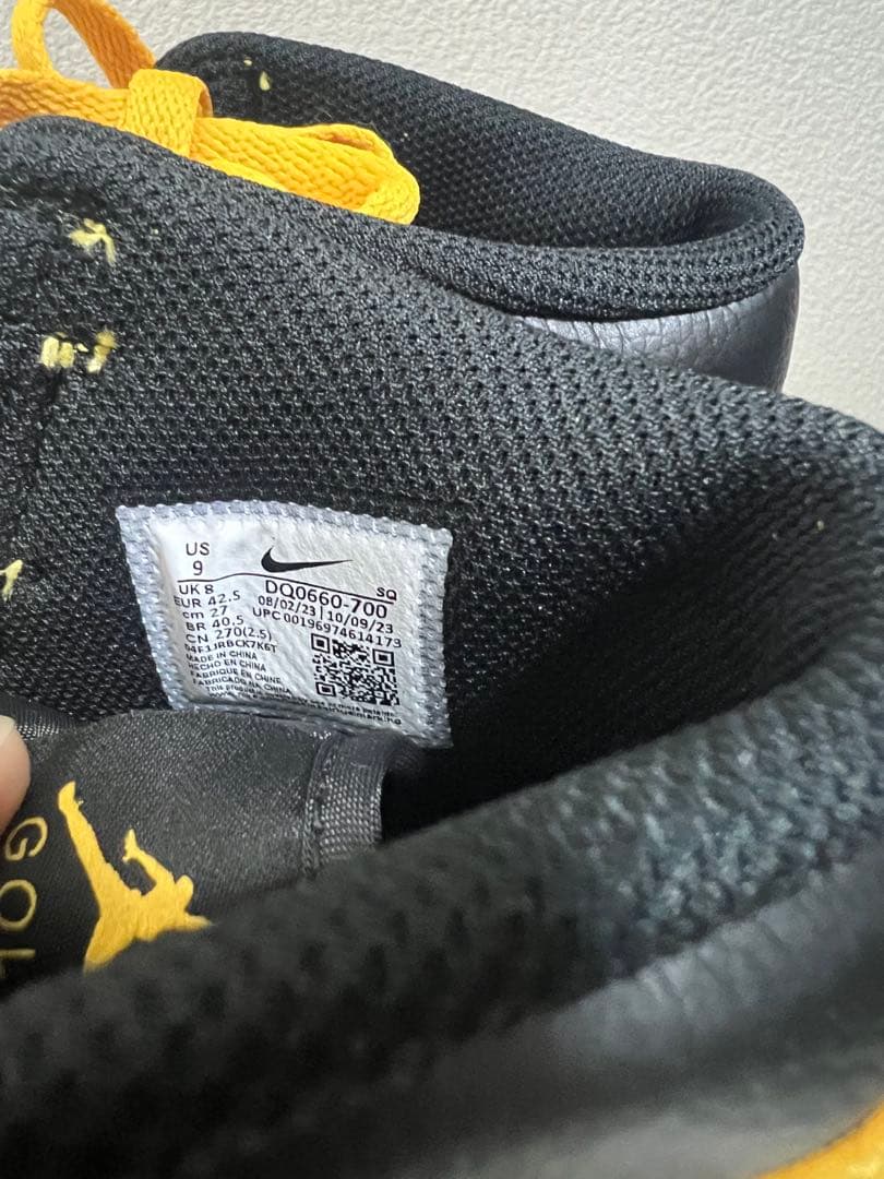 シューズ(男性用) AIR JORDAN 1 HIGH GOLF \"Pollen\"