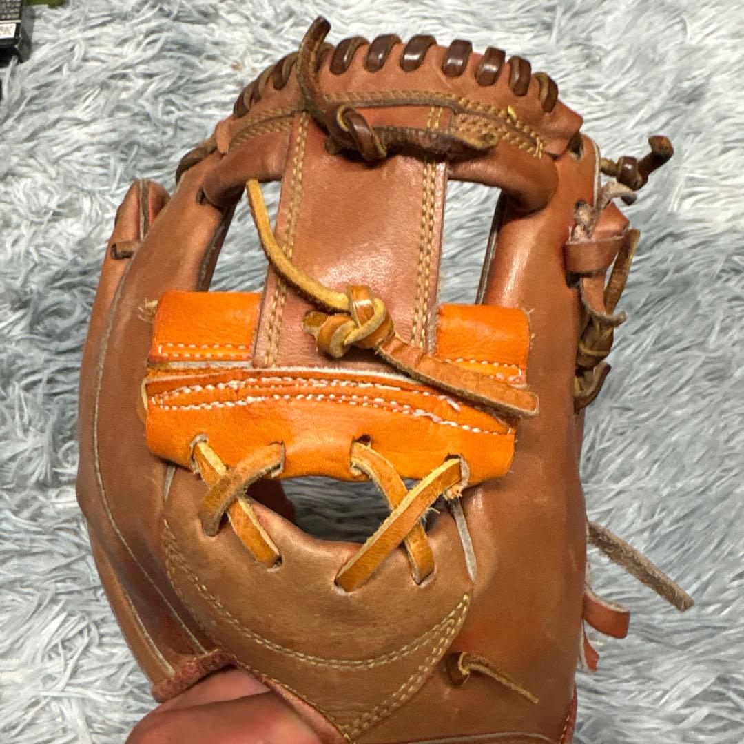 硬式野球グローブ アトムズ ブラウン レザー
