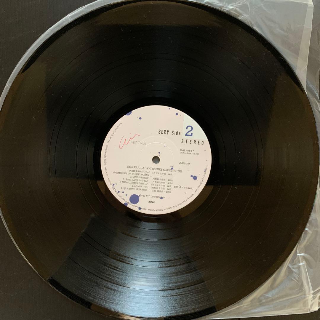 あ*き様 角松敏生／SEA IS A LADY（LPレコード／国内盤）