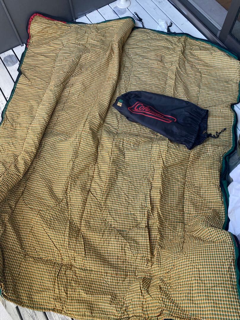 3個セット Coleman スリーピングバッグ 寝袋 未使用 超美品 布団にも