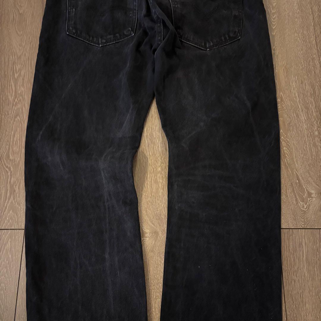 美品 リーバイス 501 先染め　ブラック デニム ハイチ製 W32 L32 黒