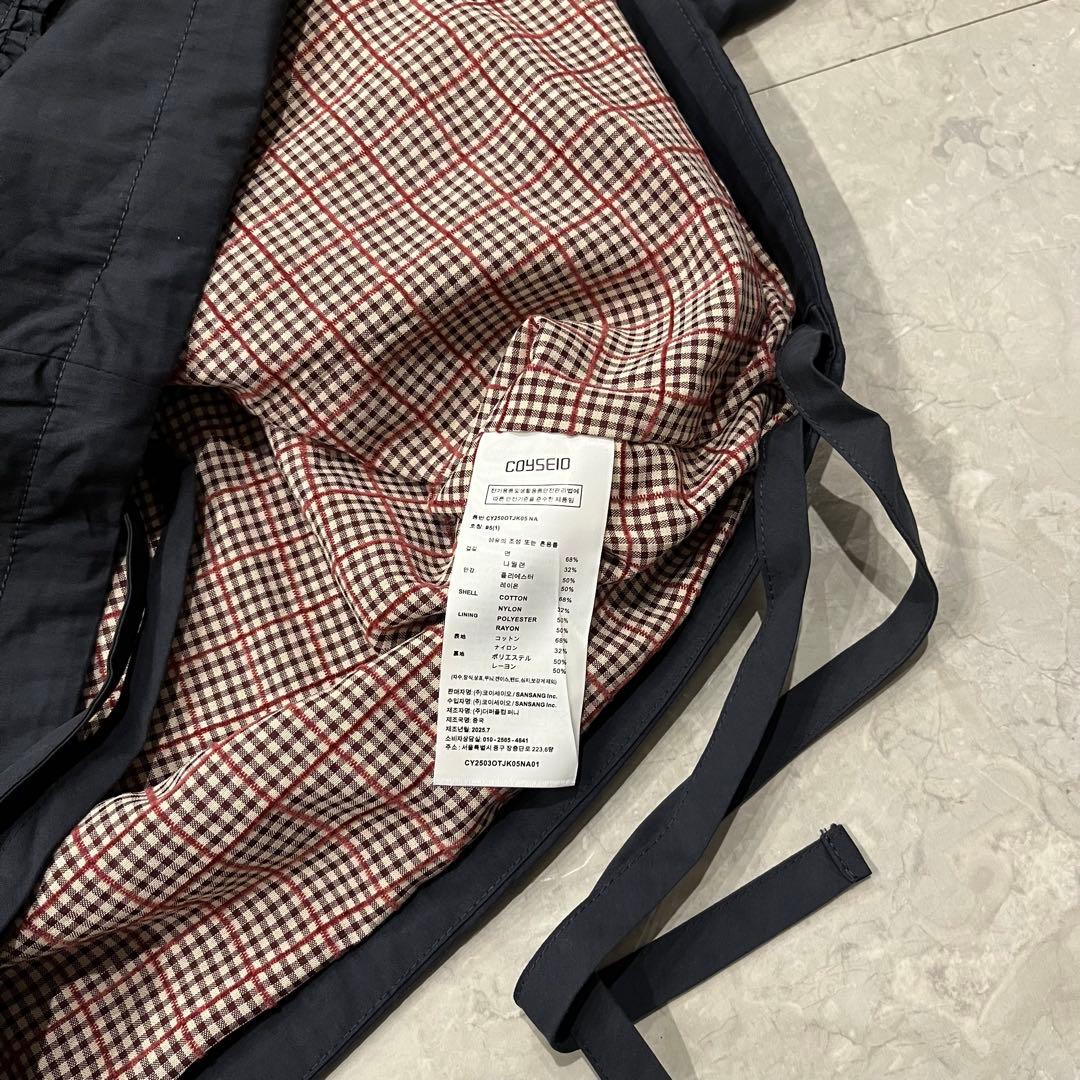 【新品未使用】COYSEIO リバーシブルウィンドブレーカー パーカー ネイビー