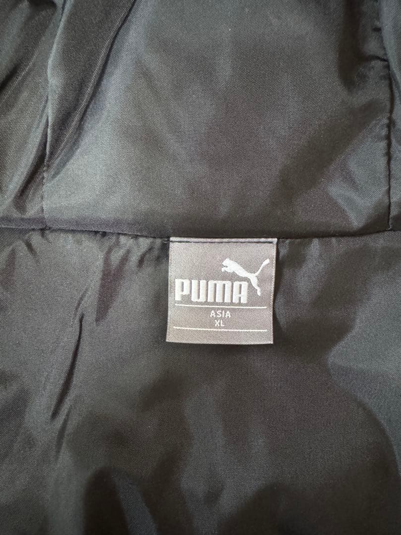 ふ*も様 プーマ(PUMA) ブラック ダウンベストコート XL ブラック