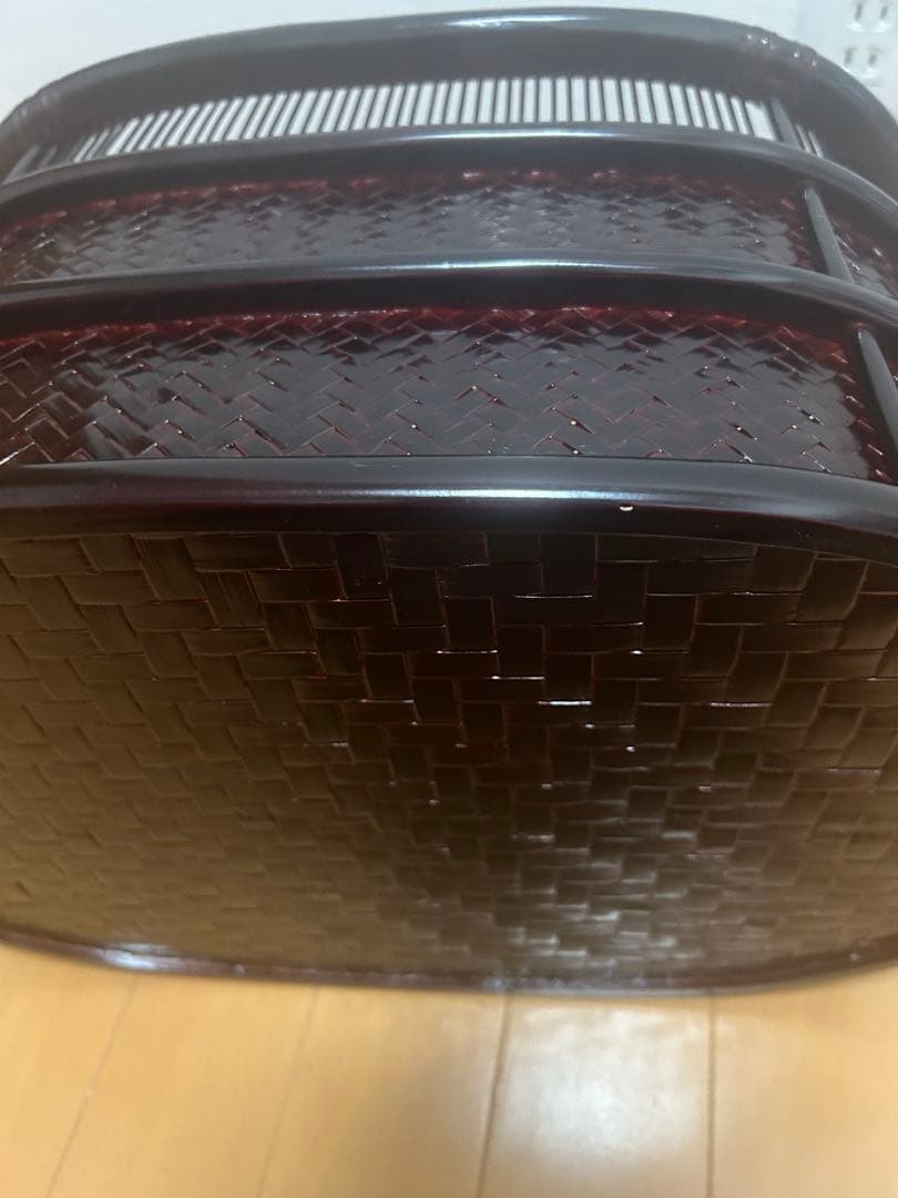 仲布竹　工芸　竹　漆　竹細工 工芸品　かご　収納　大