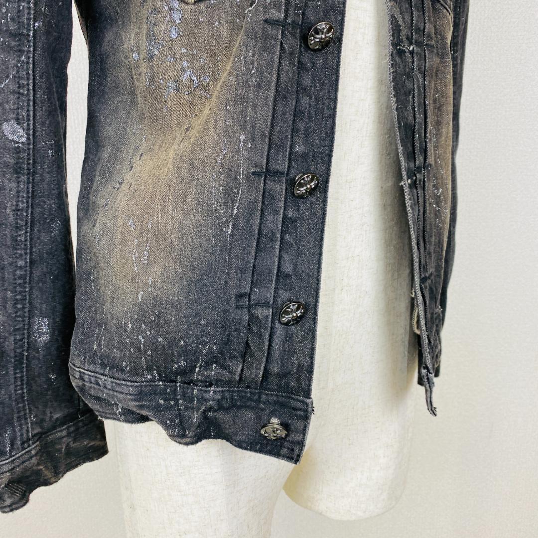 VICE FAIRY デニムジャケット Y2K グレー 42 0098-A