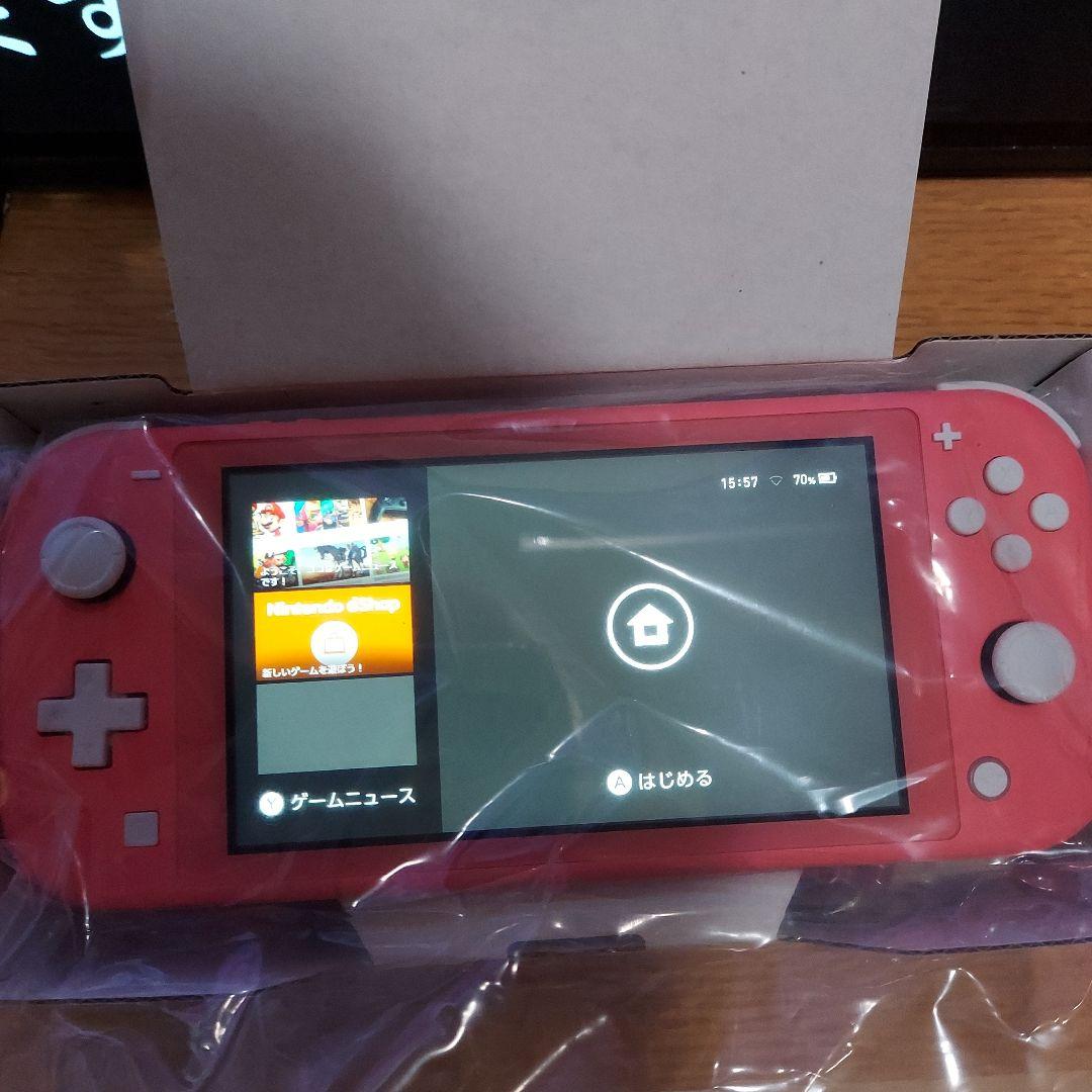 Nintendo Switch Lite コーラル ほぼ新品 送料無料