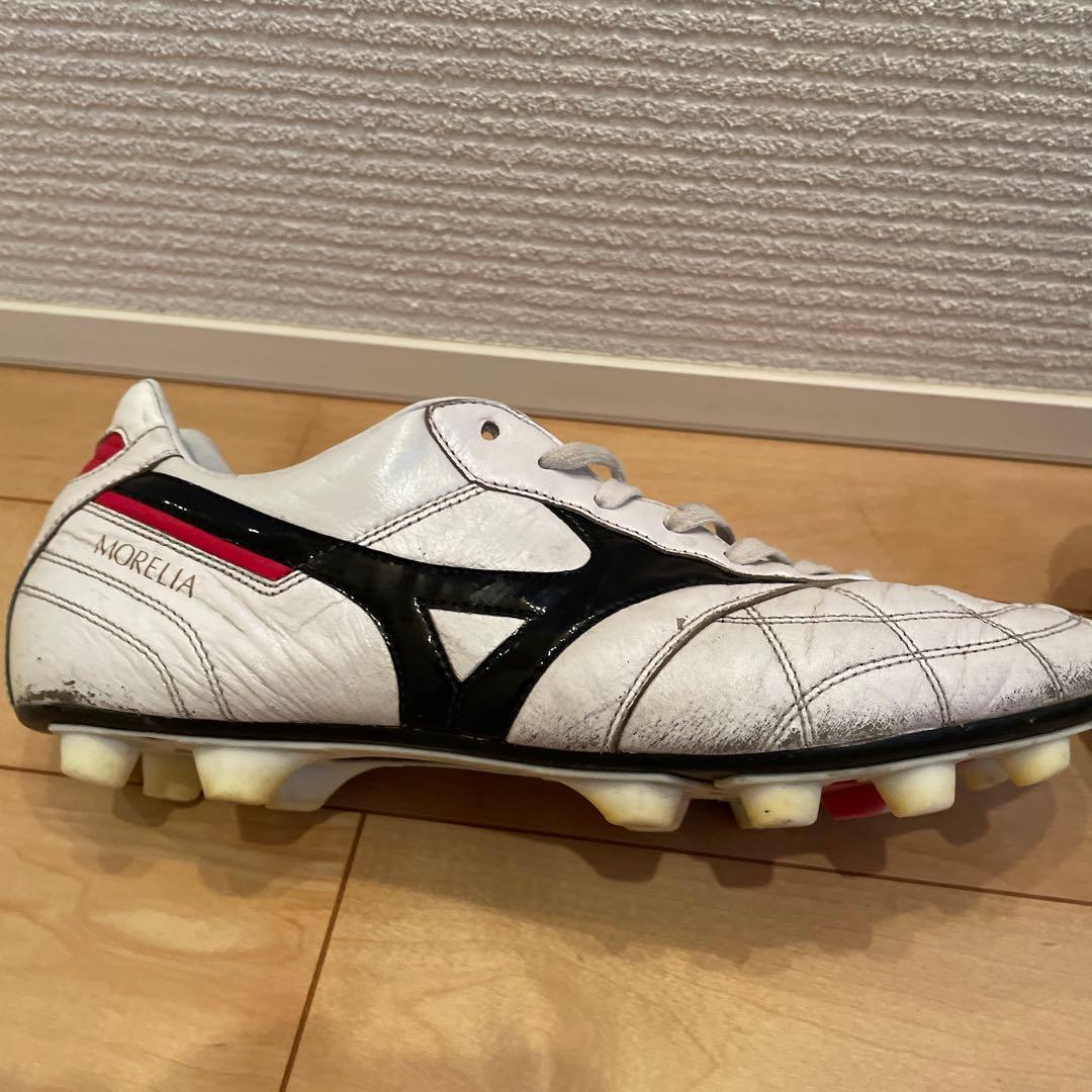 j*i様 MizunoMoreliaサッカーシューズ ホワイト/ブラック(27.