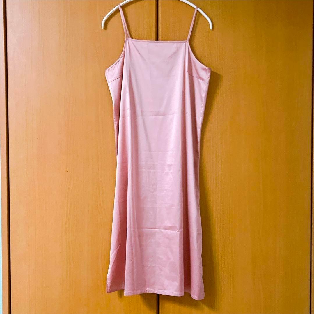 ダイヤヘムディフォメ―ションワンピース ピンク　セルフォード