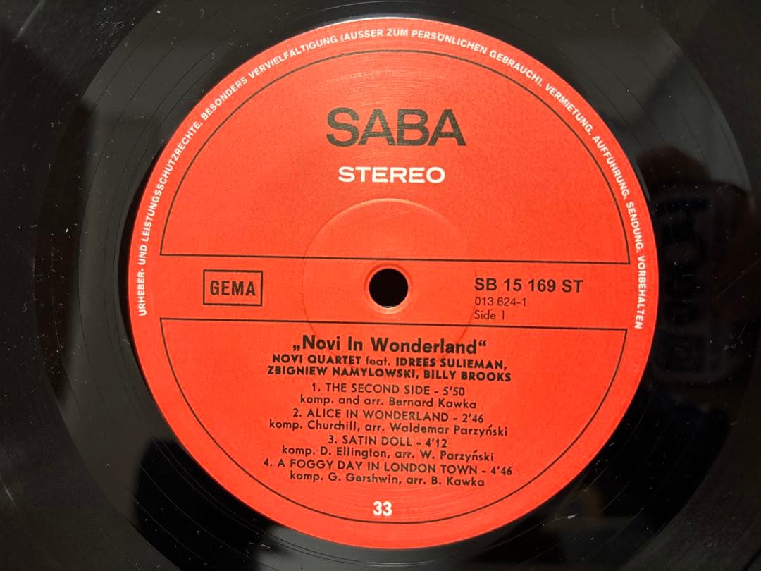 Novi in Wonderland ジャズアルバム