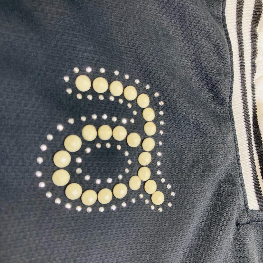 【美品】アルチビオ archivio ノースリーブ ポロシャツ ビジュー 36