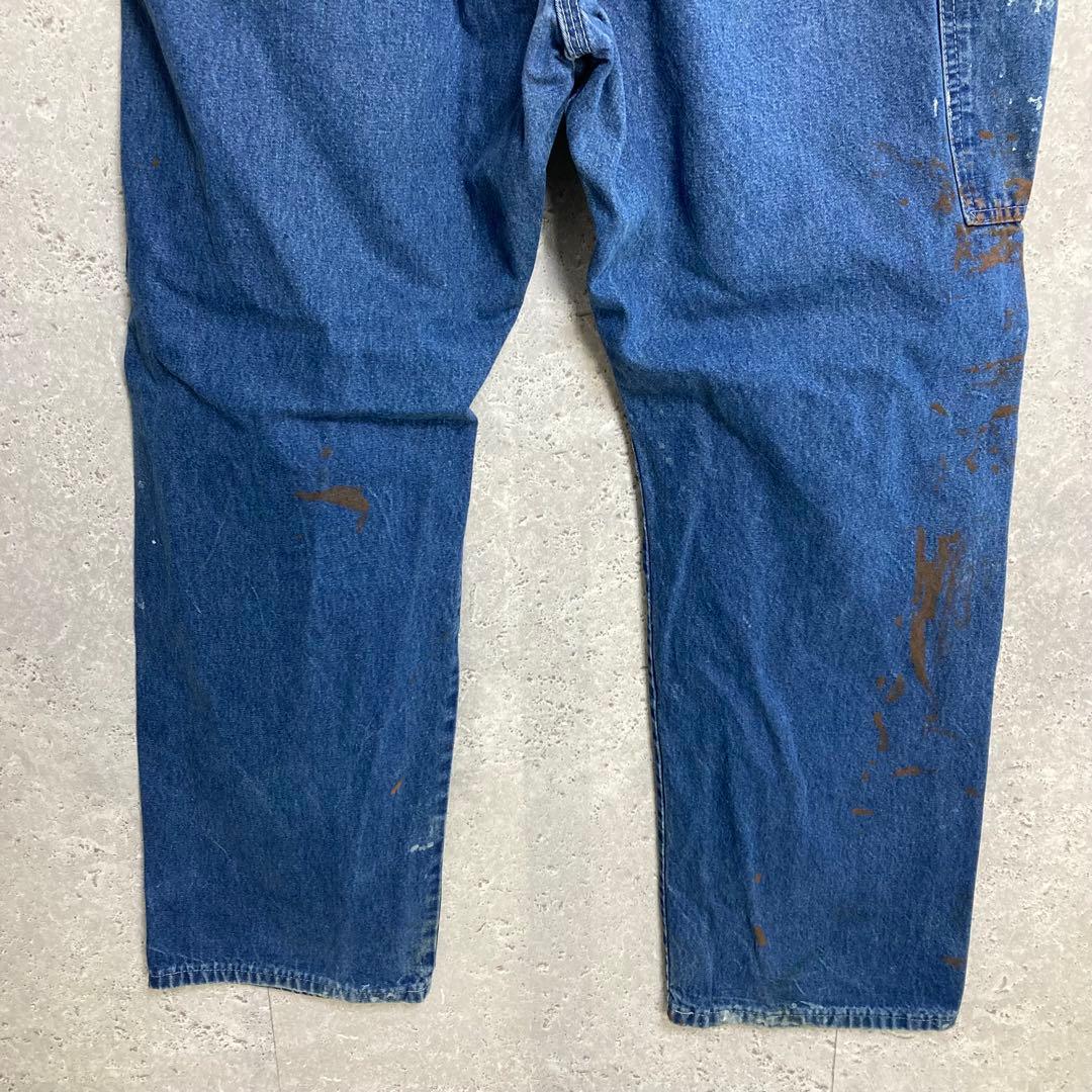 ディッキーズ　ペインターパンツ　ペイント　ブルーデニムジーンズW38 L31相当