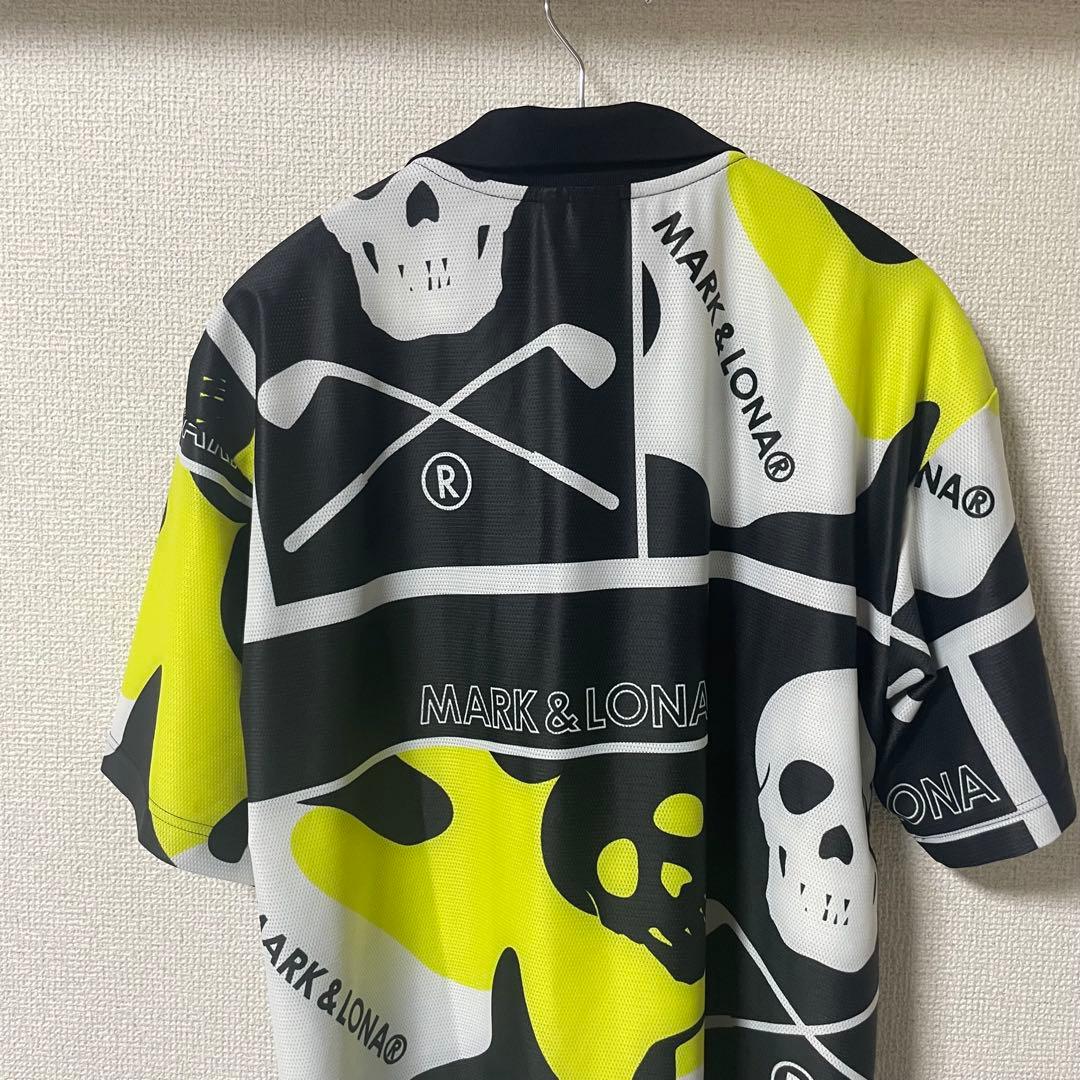 MARK & LONA マークアンドロナ スカル柄 ポロシャツ サイズ46