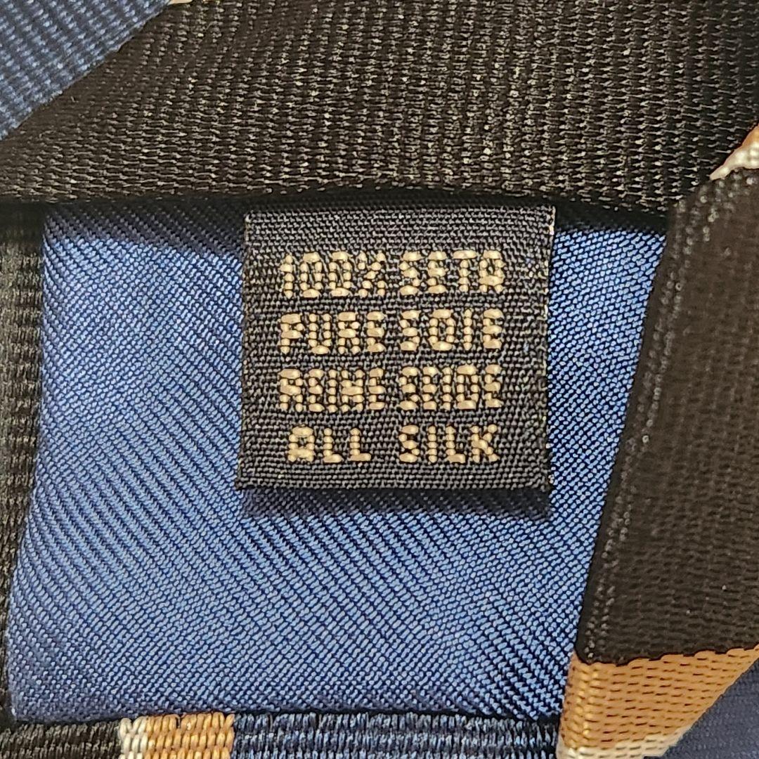 【美品】FRANCO BASSI フランコバッシ ネクタイ レジメンタル