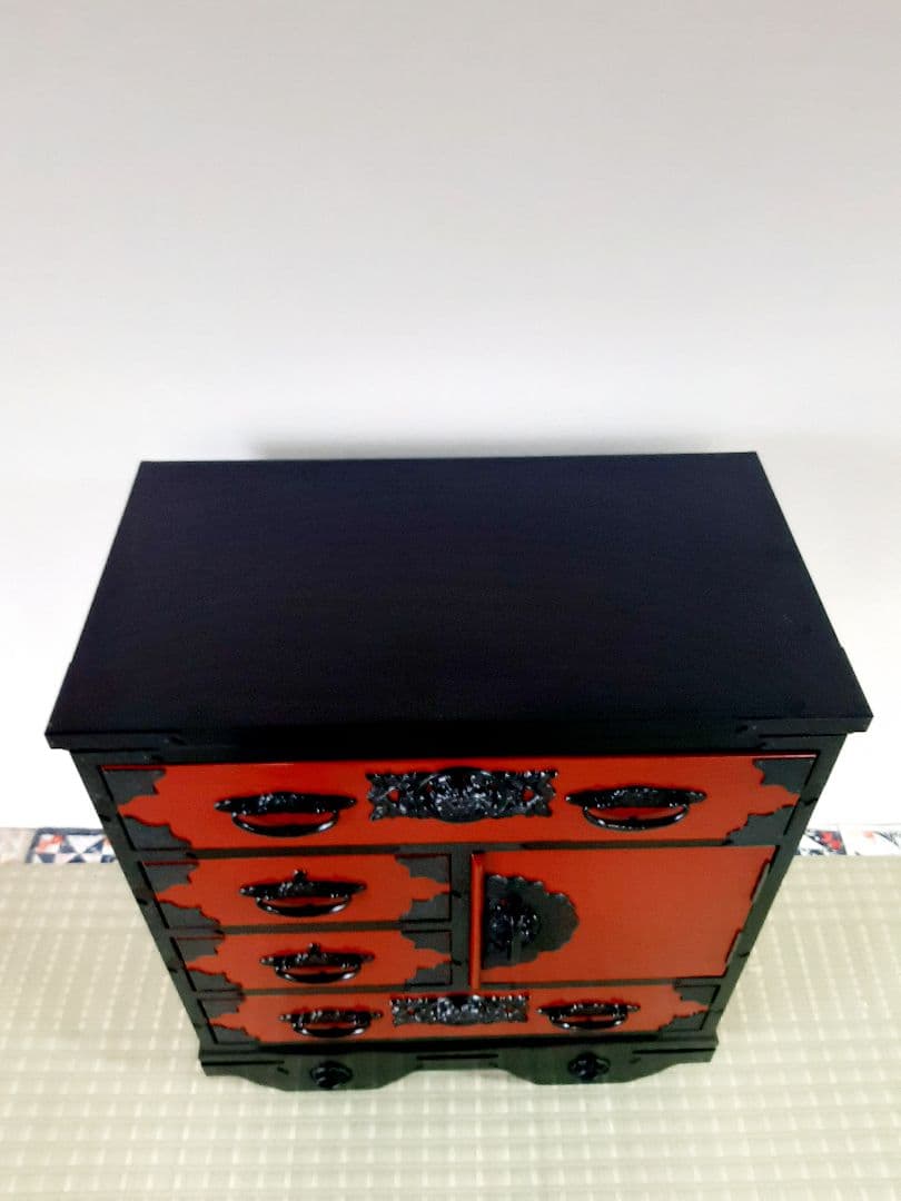 希少　筑後民芸 欅　車箪笥　和タンス　ローチェスト　サイドチェスト　鍵付　蟻組