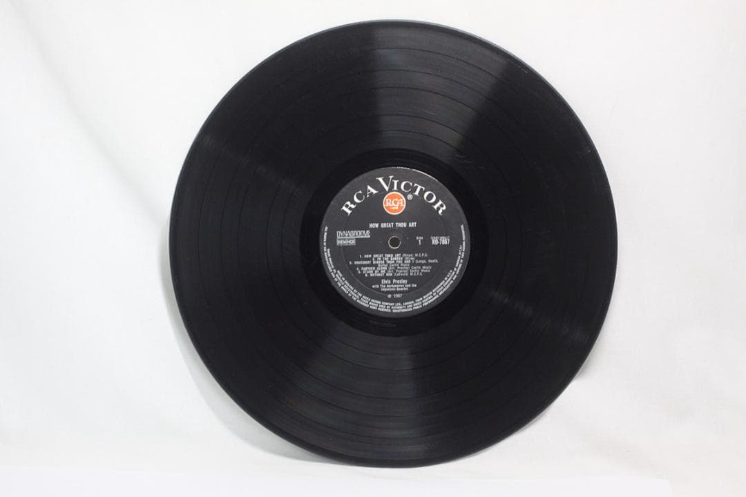 英LP Elvis Presley How Great Thou Art 深溝
