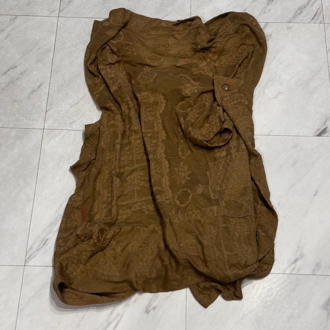 ＊タグ付き新品＊ISSEY MIYAKE HaaT 変形ドレープトップス ジレ