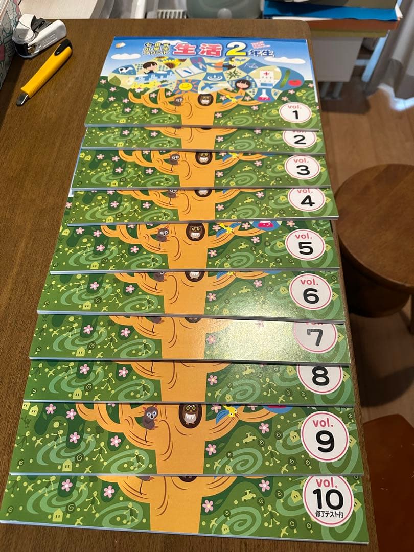 【未記入】しちだ式 七田式プリント 2年生 思考力国語・算数・生活 セット