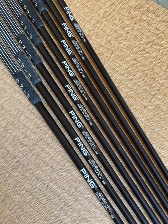 一世を風靡したPING ZING EYE2 REDのアイアン、3〜Wです