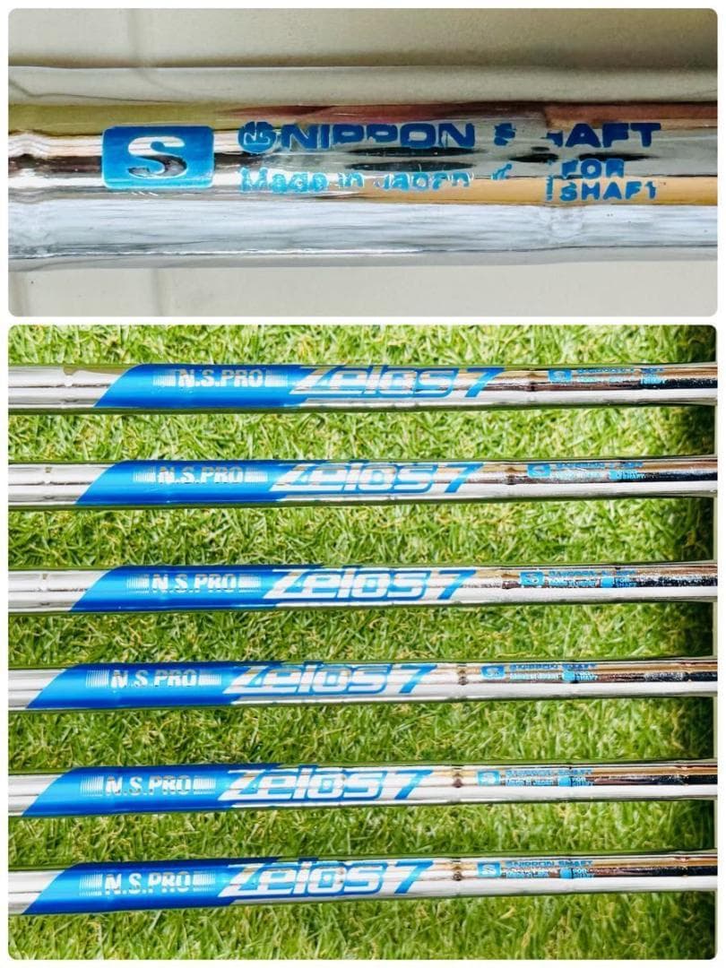 【良品】初心者推奨 ピン G700 緑ドット メンズアイアンセット 6本 S