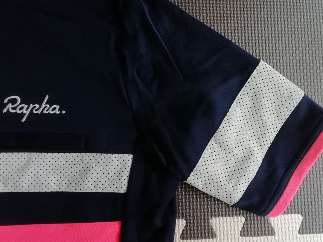 即発送　美品Rapha ネイビー XSブルベジャージ