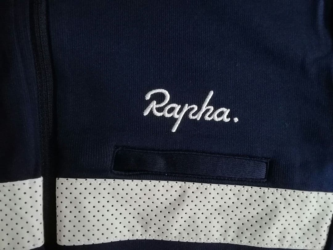 即発送　美品Rapha ネイビー XSブルベジャージ