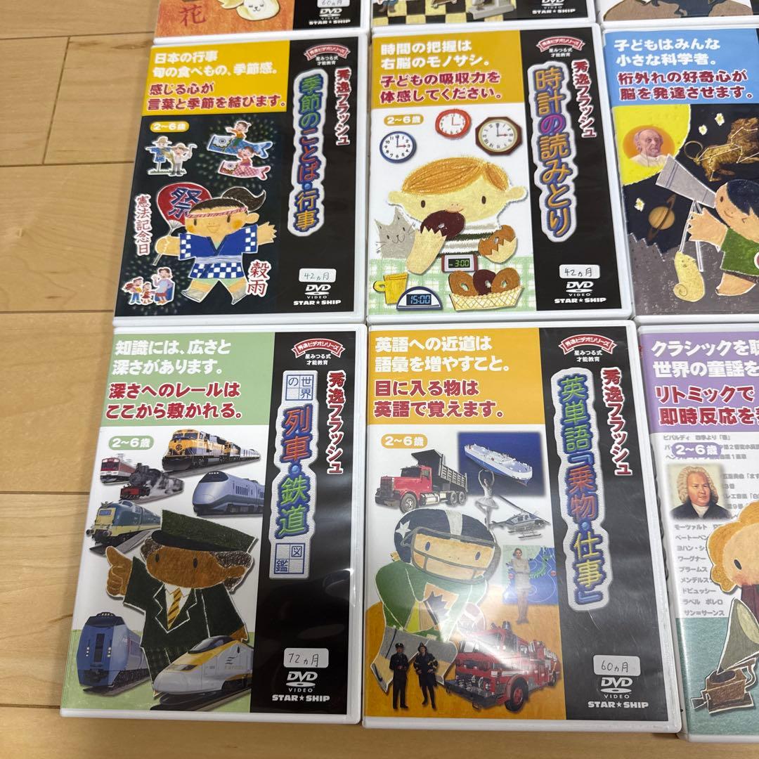 星みつる式「秀逸フラッシュ」シリーズ　子供向け教育DVD全20巻セット