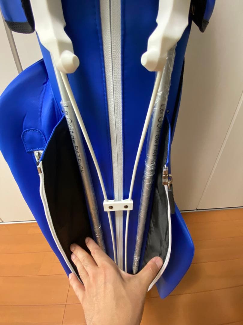 パトリック ゴルフ　キャディバッグ 青