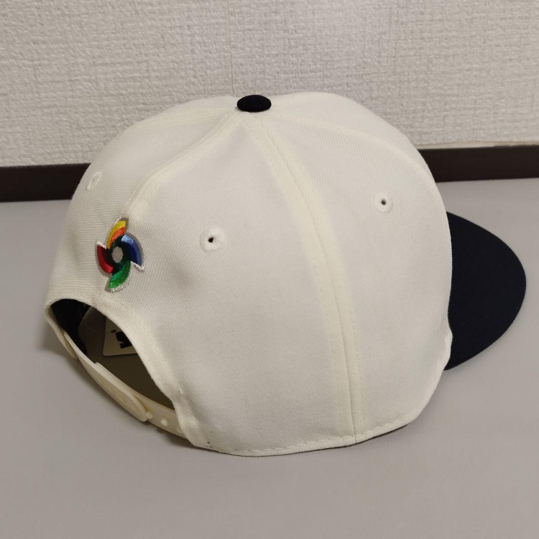 NEW ERA 9FIFTY J ロゴ Japan 日本 クリーム ネイビー