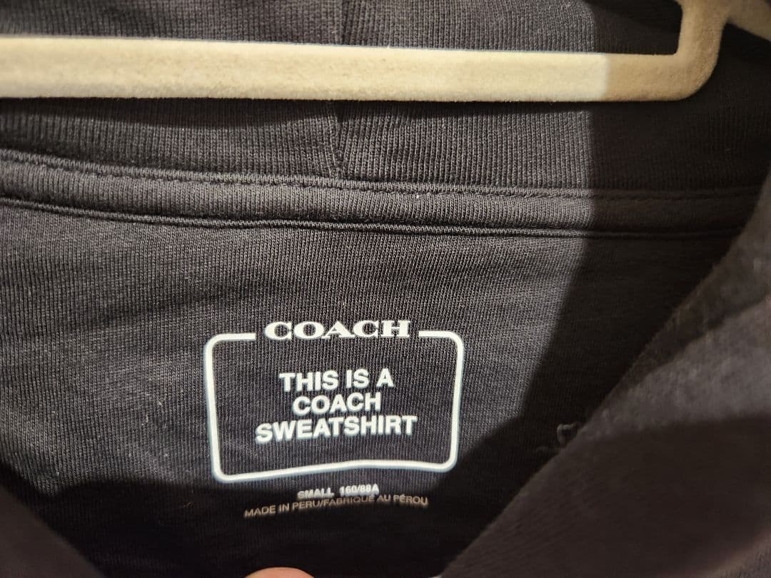 限定値下げ！COACH　ロゴ　パーカー