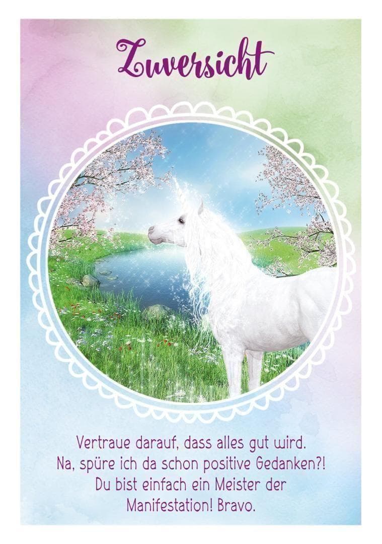 【正規品オラクルカード】ファンシー＆キュート✨パステルカラーのユニコーンのデッキ