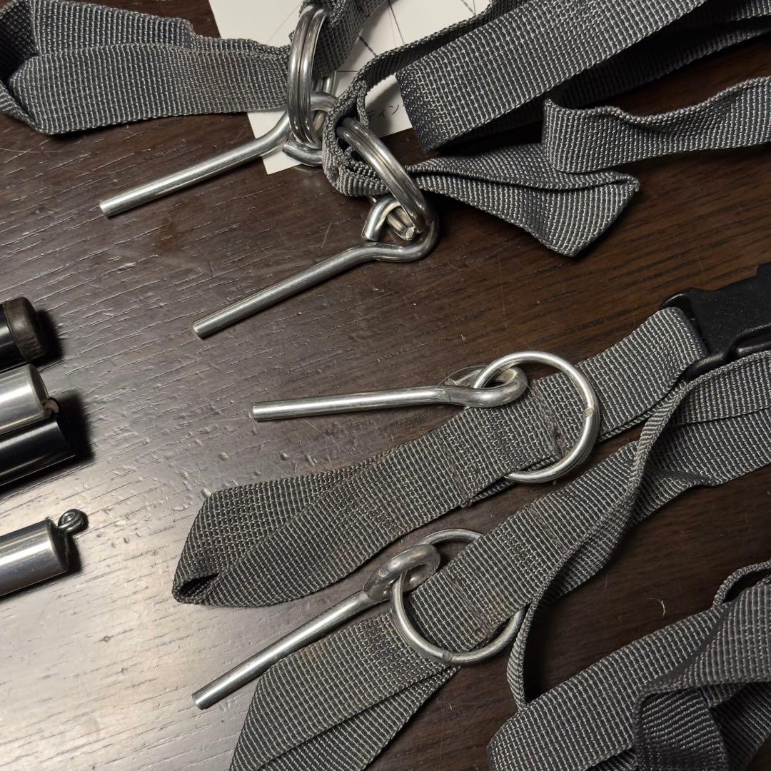 BUNDOK(バンドック) ソロベース用フタマタ ポールBD-79 ２組セット