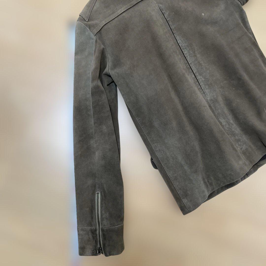 HAUTE スエード ボア襟　ジャケット