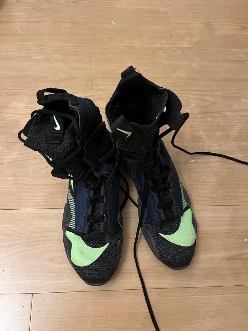 Nike ボクシングシューズ ブラック/グリーン