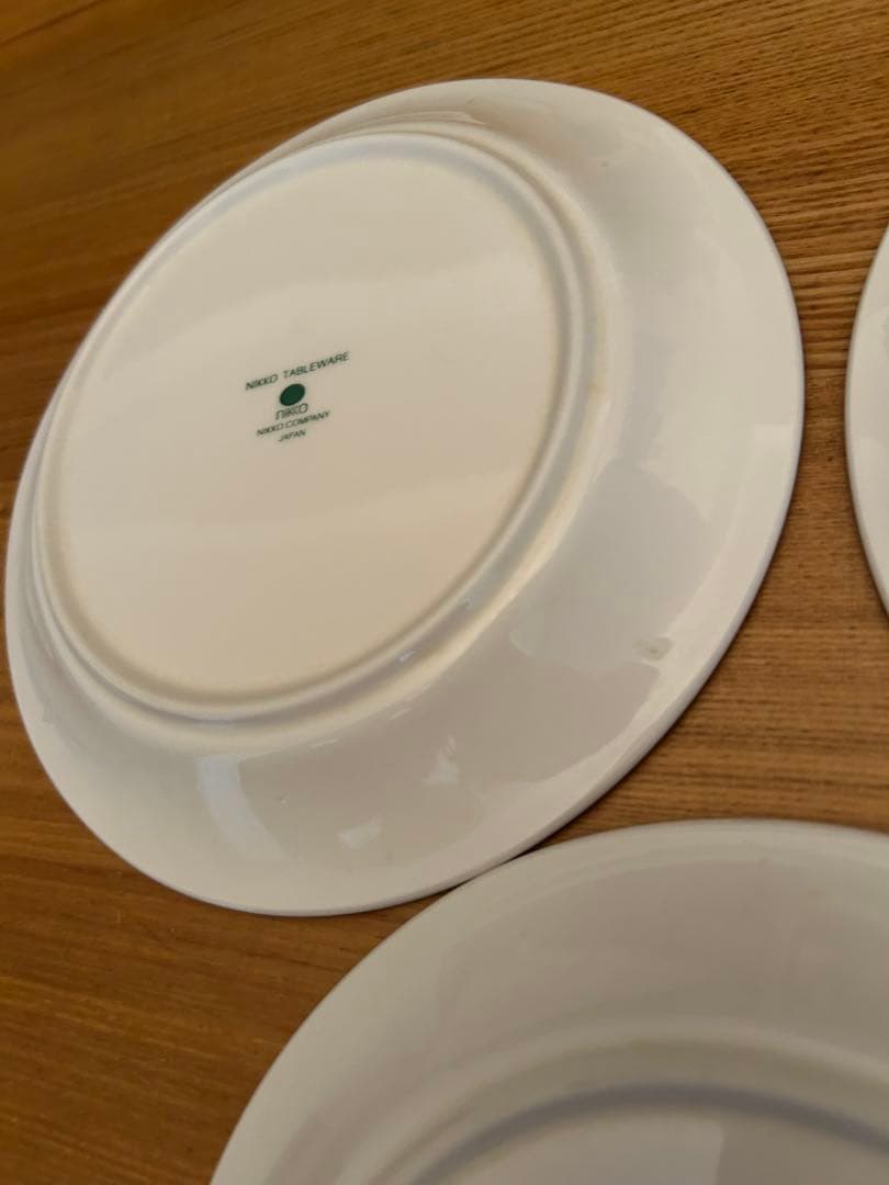 【中古】NIKKO TABLEWARE 青い柄 皿5枚セット