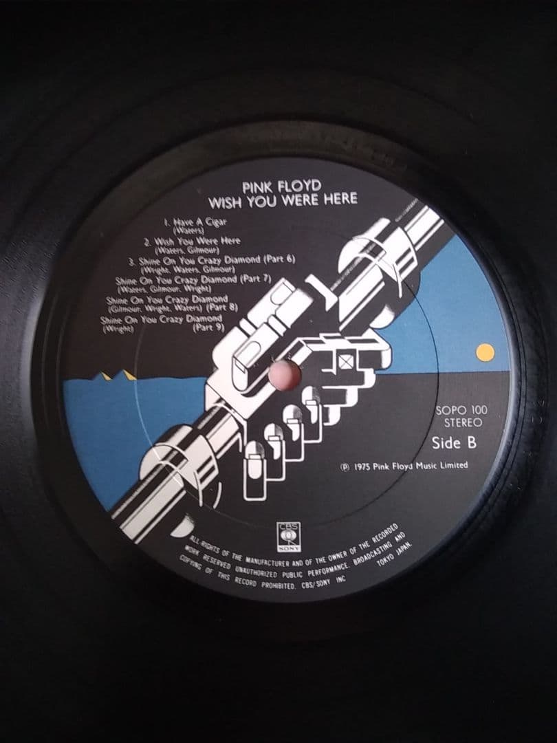 ピンク・フロイド　LPレコード「炎(あなたがここにいてほしい)」