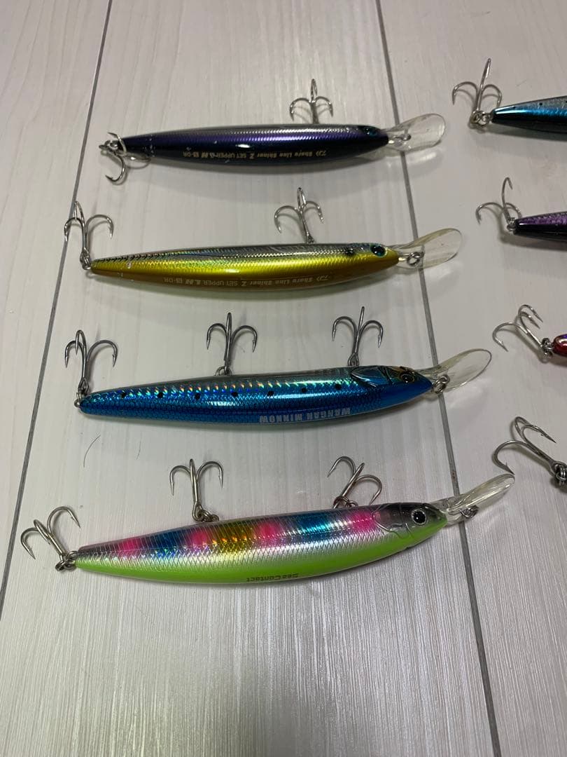 青物ルアー19個セット　撃投ジグ2個　ケース付き　引退セット