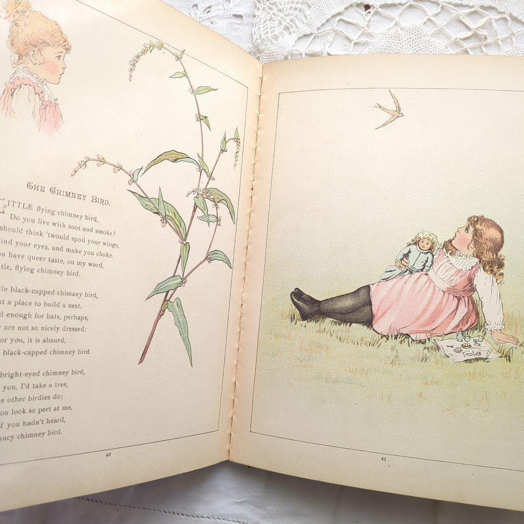 超稀少1888初版本 アンティーク絵本 洋書 児童書 ヴィクトリアン ヴンテージ