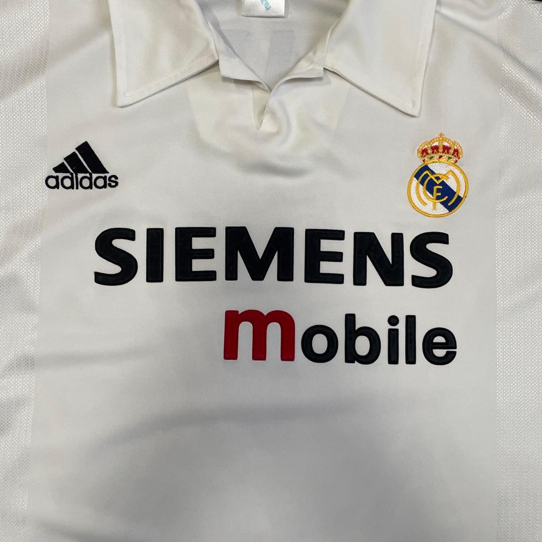 adidas レアル・マドリード ゲームシャツ SIEMENS mobile