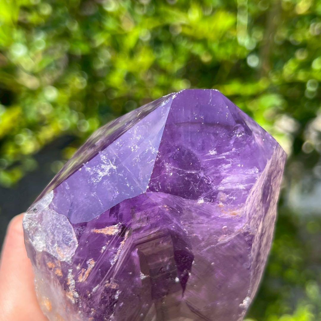 ✮超レア✮極上別格品✮ボリビア産 ファントム アメジスト 六角柱 天然石 原石