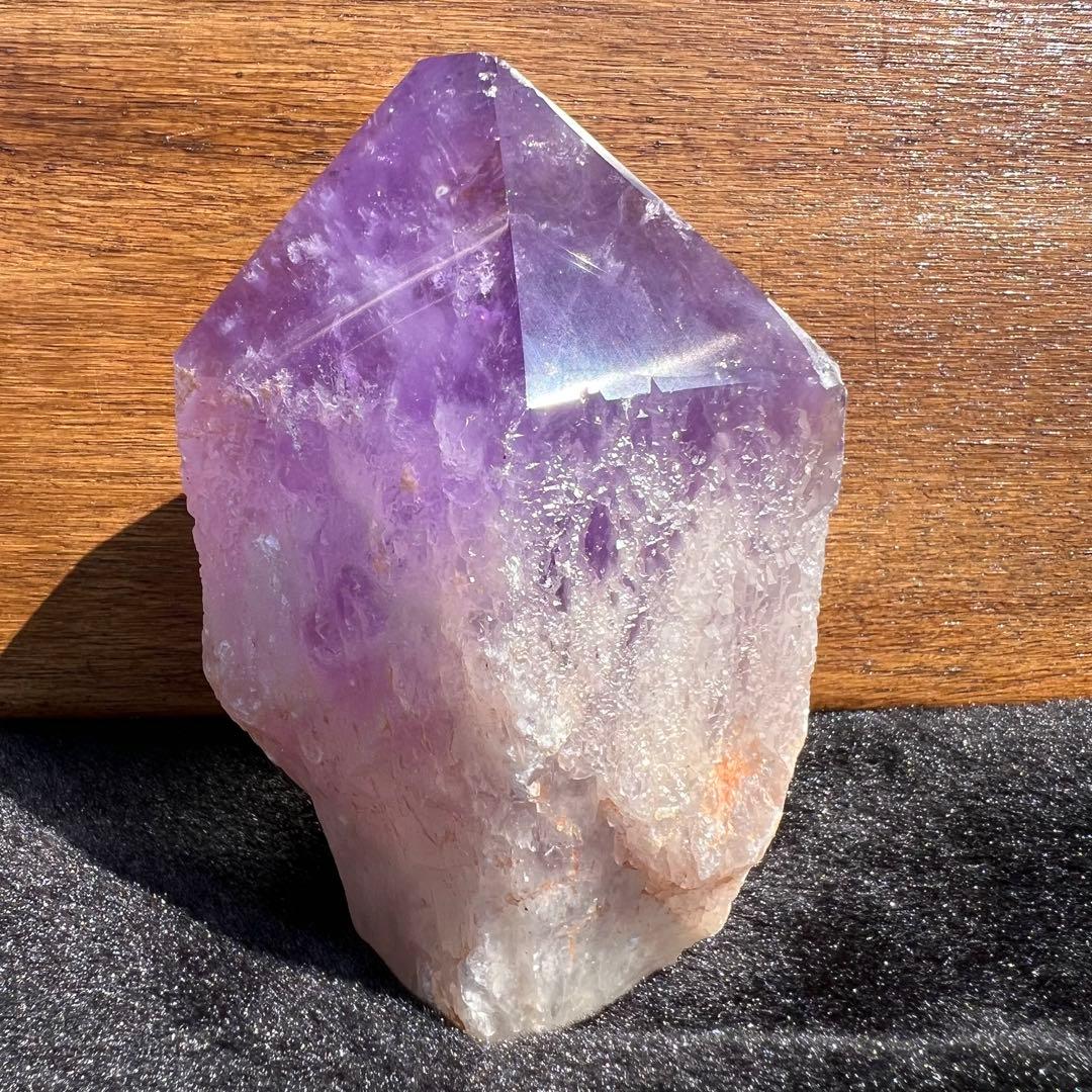 ✮超レア✮極上別格品✮ボリビア産 ファントム アメジスト 六角柱 天然石 原石