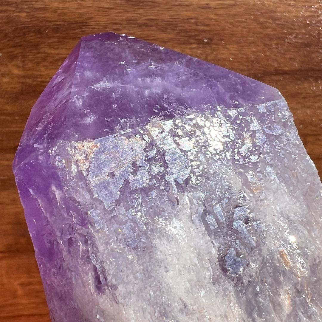 ✮超レア✮極上別格品✮ボリビア産 ファントム アメジスト 六角柱 天然石 原石