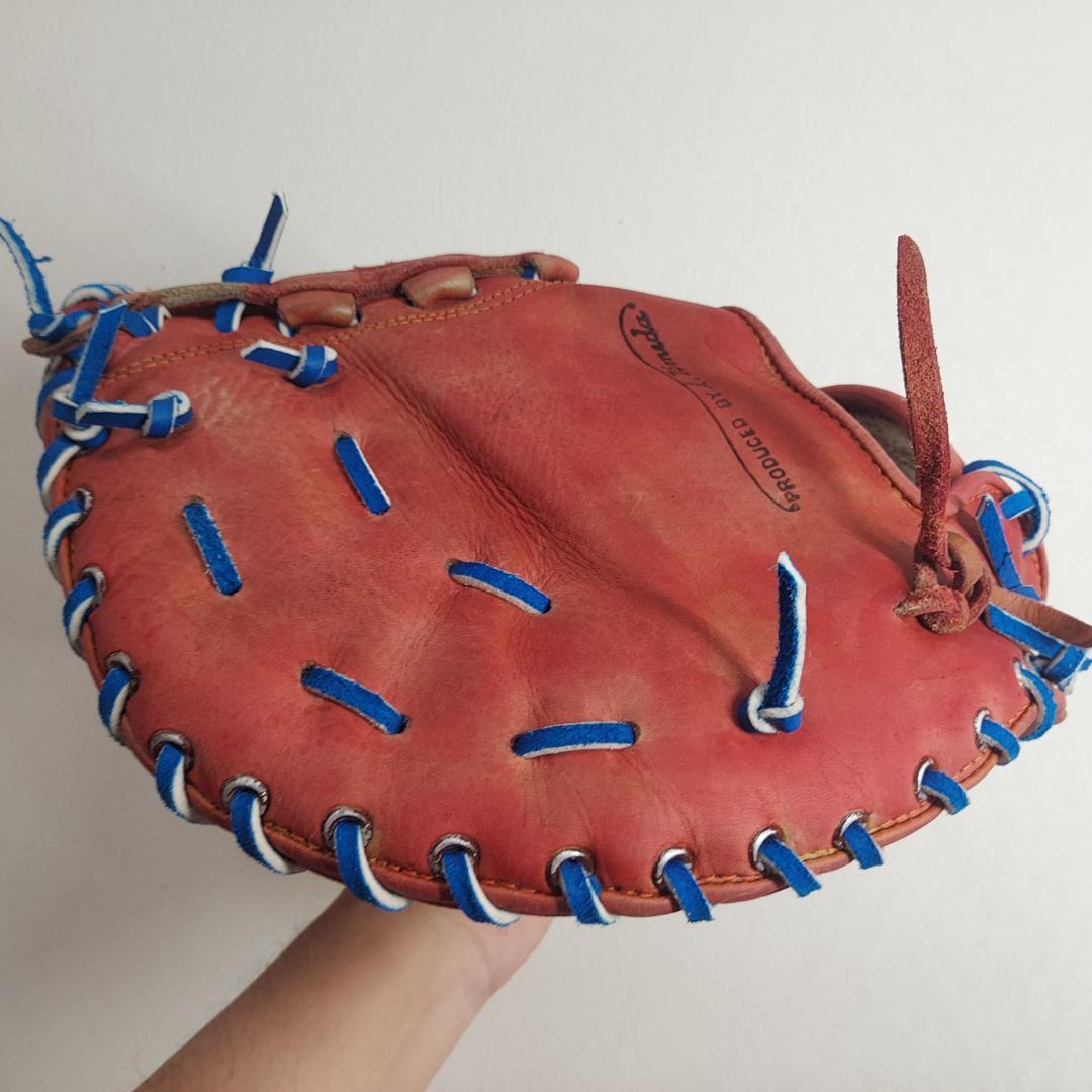【超レア！ビンテージ再生品 色染め直し】大人用軟式ファーストミット 梅田スポーツ