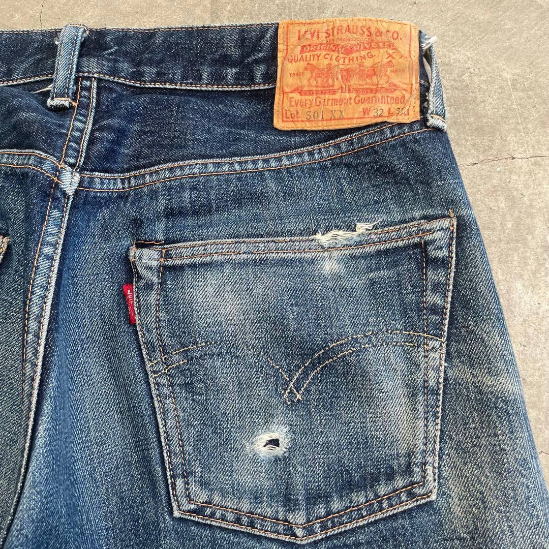 【日本製】Levi’s リーバイス 55501 W32 LVC 501 BIGE