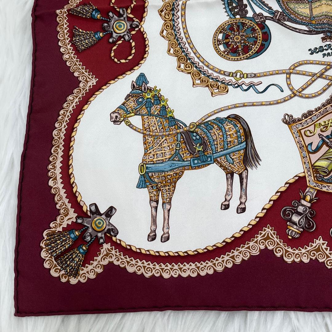 エルメス　HERMES プチカレ　ｐａｐｅｒｏｌｅ　パプロール　馬車と貴族