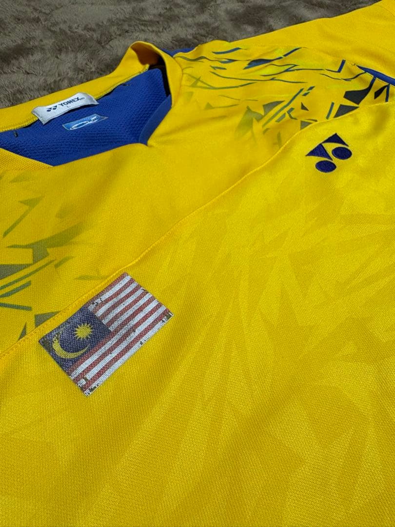 【美品】【希少】YONEX ゲームシャツ L　リーチョンウェイ着用モデル