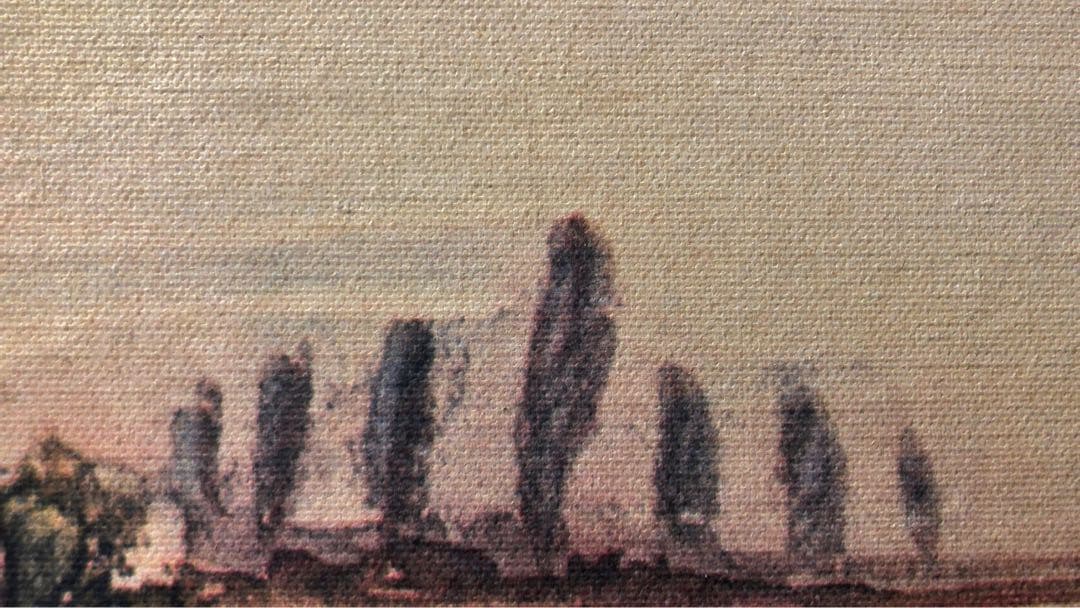 アドルフ・ヒトラーが描いた絵画額装